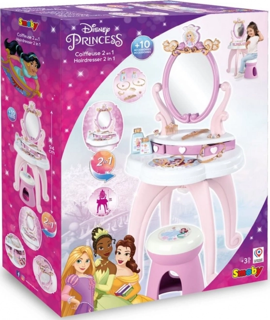 Disney Prinzessin Frisierkommode mit Hocker 2-in-1