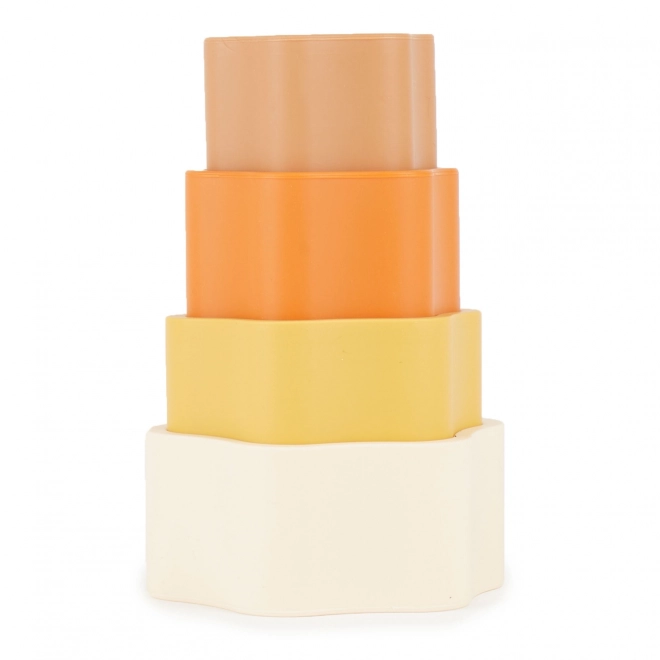 Bieco Silikon Stapelblume Chocolate Bliss