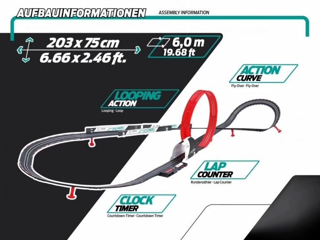 Carrera Go!!! Formel Qualifying Herausforderer Mercedes Hamilton