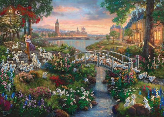 Puzzle 101 Dalmatiner 1000 Teile