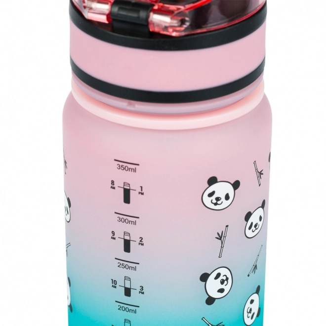 Baagl Tritan Trinkflasche Gradient Panda, 350 ml