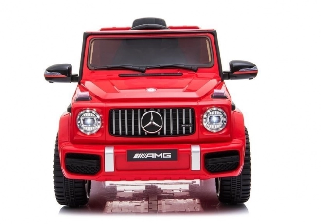 Roter Mercedes G63 AMG Kinder Elektroauto