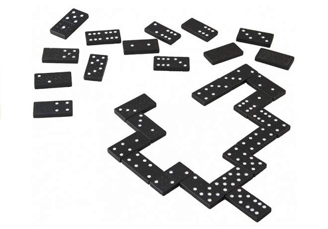 Domino im Holzbox