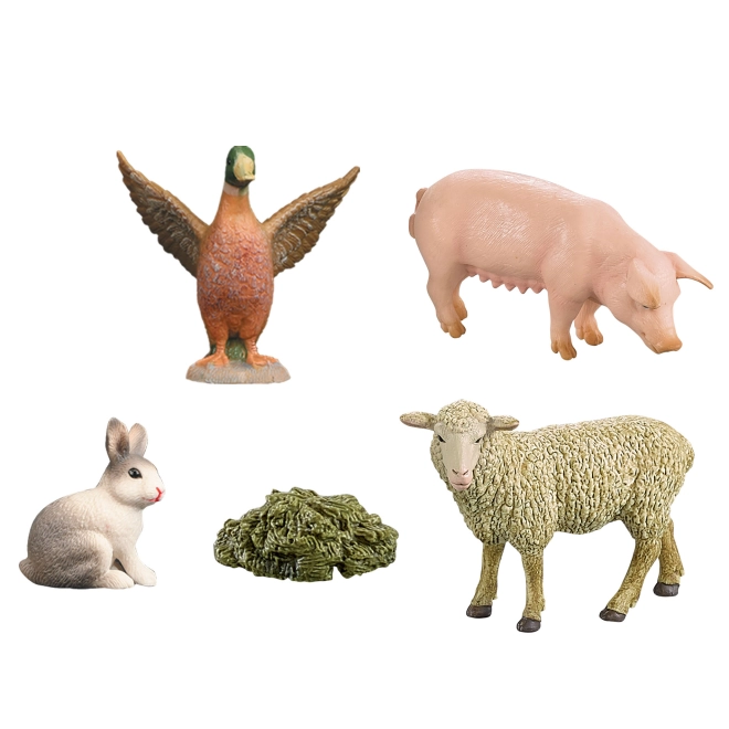 Realistische Tiere aus Hartgummi