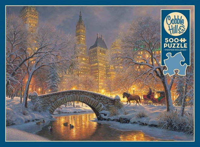 Cobble Hill Puzzle Winter im Park 500 Teile