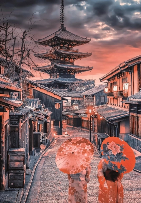 Clementoni Puzzle - Abend in Kyoto, 500 Teile