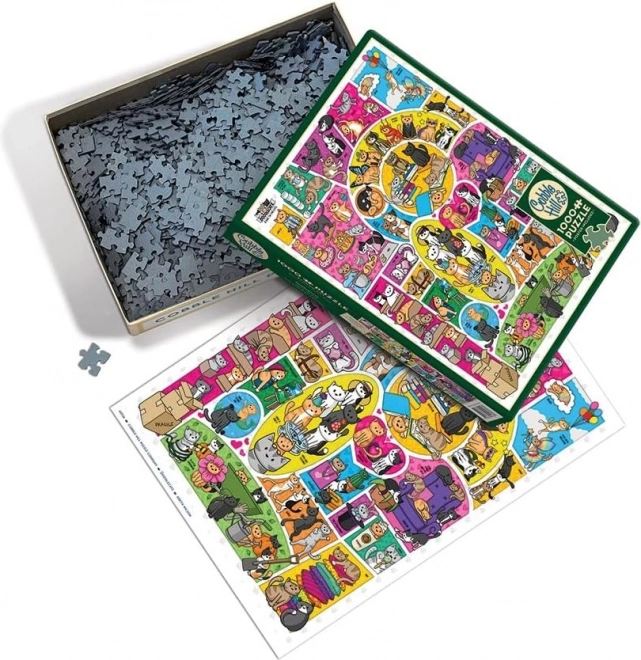 Cobble Hill Puzzle Doodlecats 1000 Teile