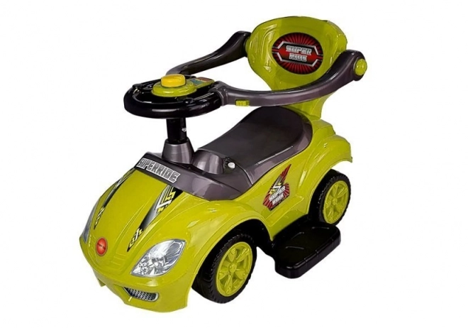 3-in-1 Mega Car Kinderlaufrad Gelb