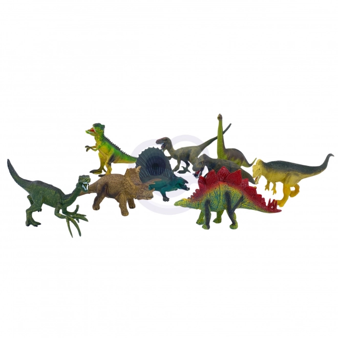 Dinosaurier-Figurenset mit Spielmatte und Tragekoffer