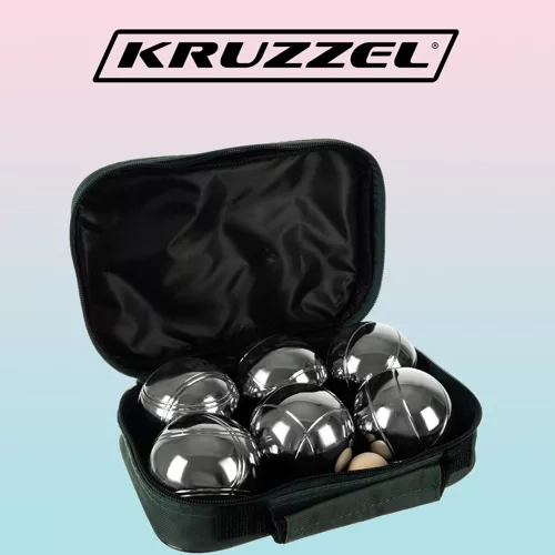 Boules Set mit 6 Kugeln und Tragetasche