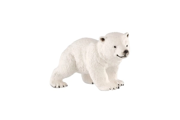 Eisbär Baby Tierfigur aus Kunststoff 6cm