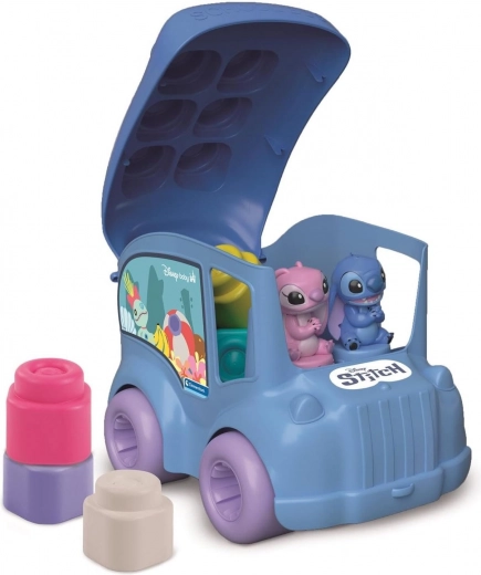 Öffnendes Dach und Stauraum für Bausteine