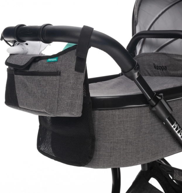 Organizer für Kinderwagen Plus, Grau