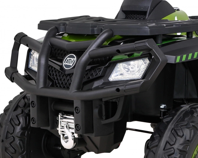 Kinder-Quad XT-Speed Grün + 4x4 + EVA + Langsamer Start + MP3 Radio + LED-Leuchte