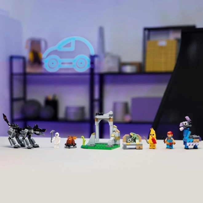 LEGO Fortnite Peely und Sparkplug Camp