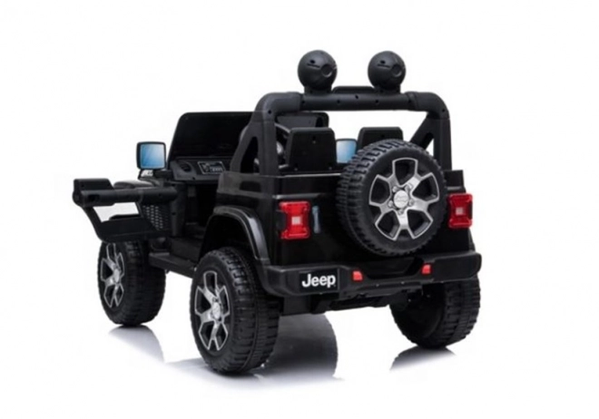 Elektrisches Kinderauto Jeep Rubicon 4x4 Schwarz