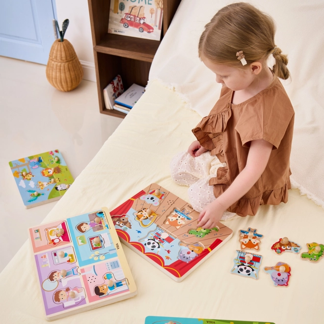 VIGA Puzzle musizierende Tiere