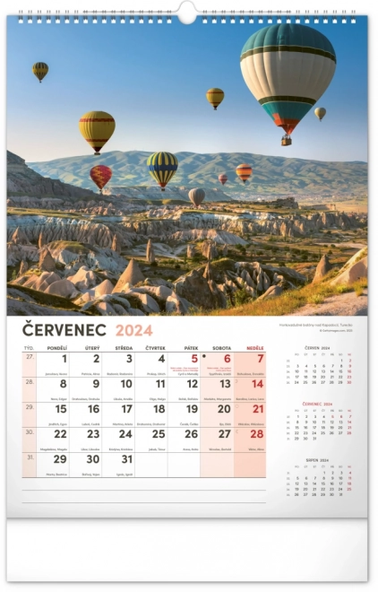 Wandkalender Landschaft 2024