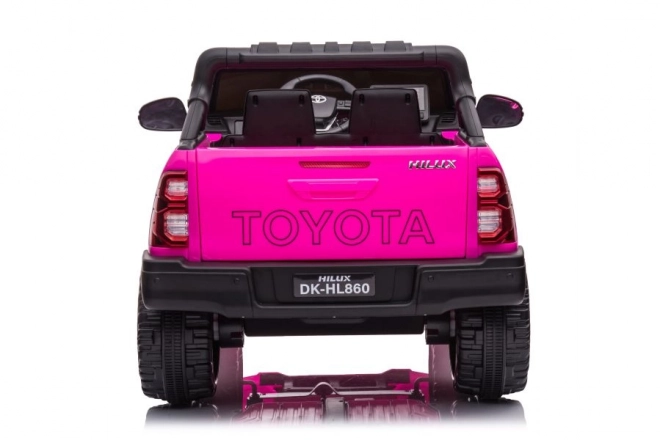 Elektrisches Auto für Kinder Toyota Hilux Pink