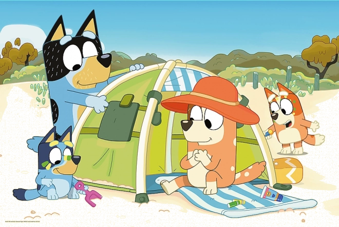 Maxi Puzzle 24 Teile - Ein toller Tag mit Bluey