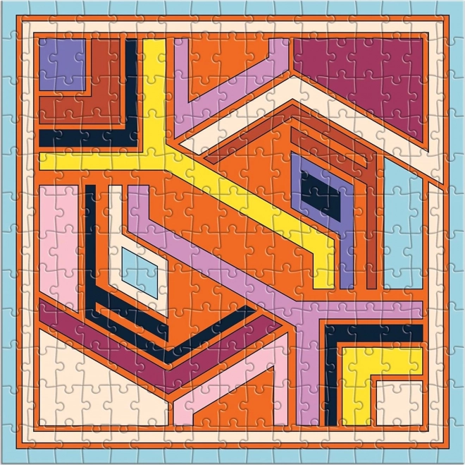 GALISON Quadratisches Puzzle Frank Lloyd Wright: Textile Blöcke 4x200 Teile