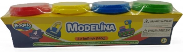 Knetmasse MODELO 4×140 g – verschiedene Farben