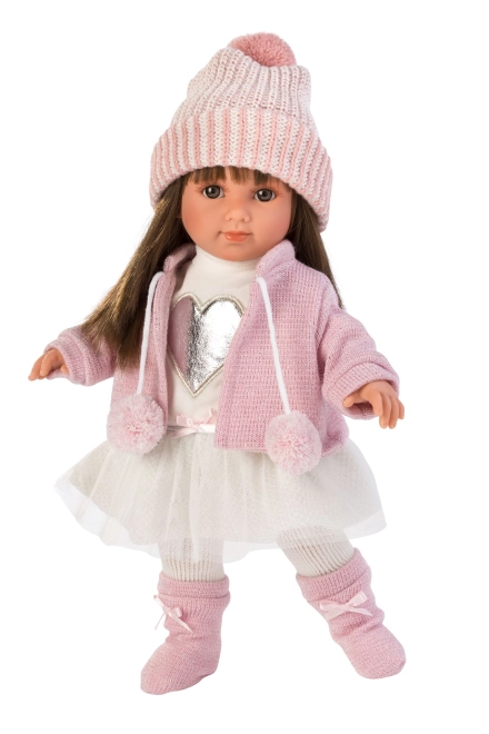 Detailliertes Design des Winter-Outfits