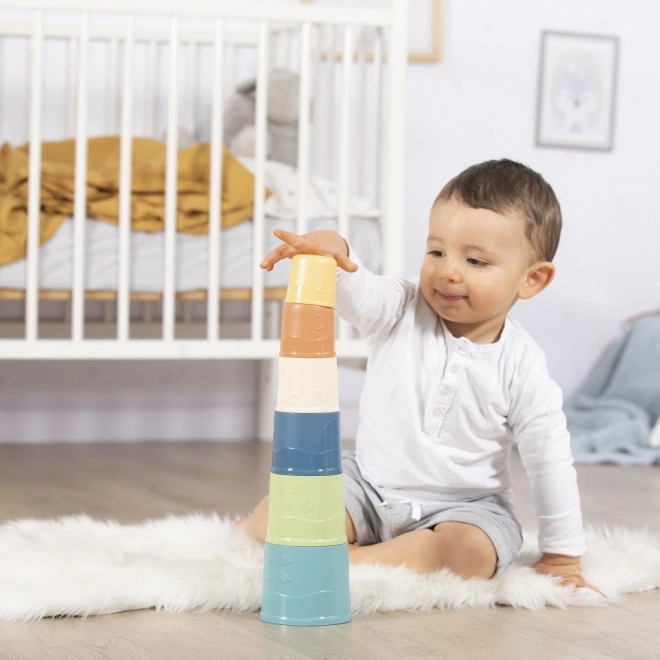 Smoby little green set boot turm-sortierer bioplastik