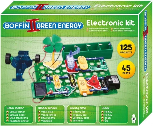 Boffin II Grüne Energie – Elektronik-Baukasten mit 125 Projekten