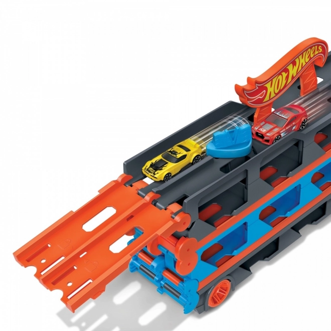 Hot Wheels 2-in-1 Renntransporter