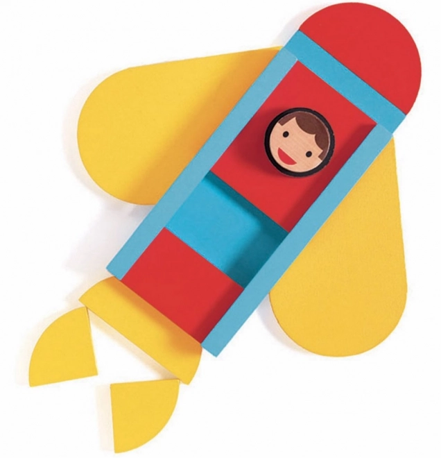 DJECO Magnetisches Puzzle Transport