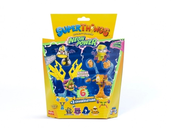 SuperThings NeonPower Exoskelett Figuren Set