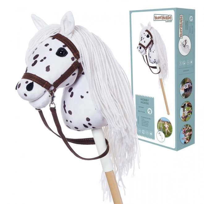 Hobby Horse HOPPIHORSE A4 Leopard - weiß