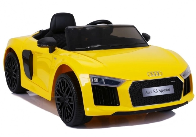 Gelbes Audi R8 Elektroauto für Kinder