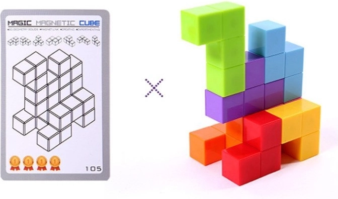Magnetische Verbindungen für stabile 3D-Konstruktionen