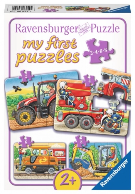 Meine ersten Puzzle Verkehrsmittel 4-in-1