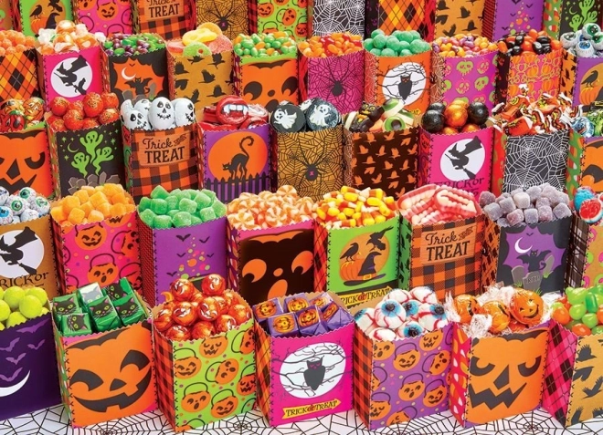 COBBLE HILL Puzzle Halloween-Süßigkeiten 500 Teile