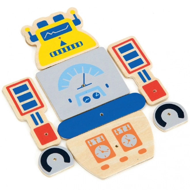 Holzspielzeug Hammerbank Roboter