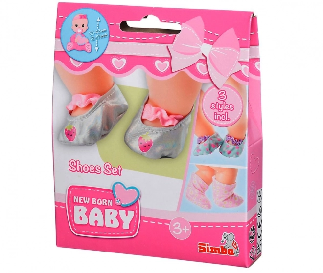 Schuhset für New Born Baby Puppe