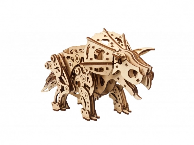 Ugears 3D Holzmechanisches Puzzle Triceratops