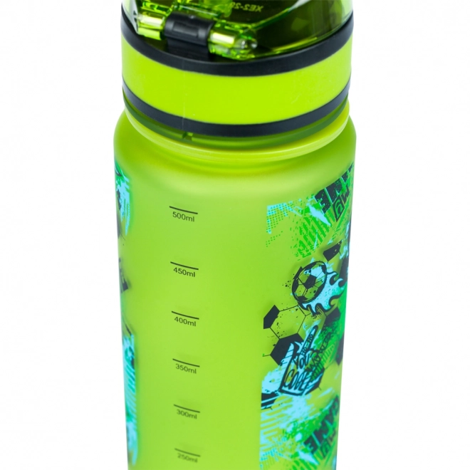 Baagl Tritan Trinkflasche Fußball Spiel, 500 ml