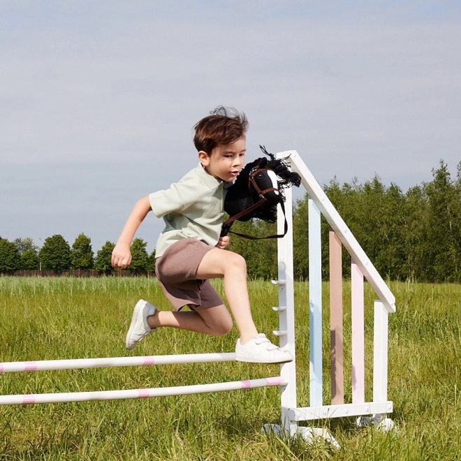 Hobby Horse auf Stange schwarz