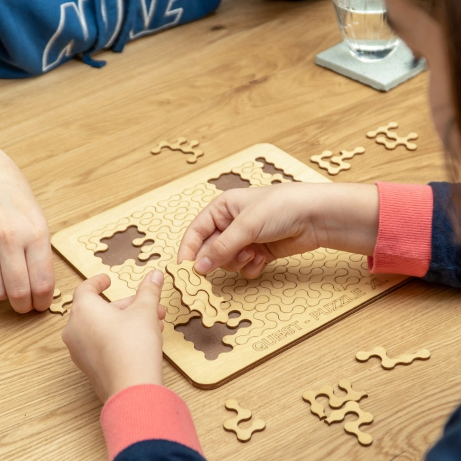 Holzpuzzle-Herausforderung von EscapeWelt