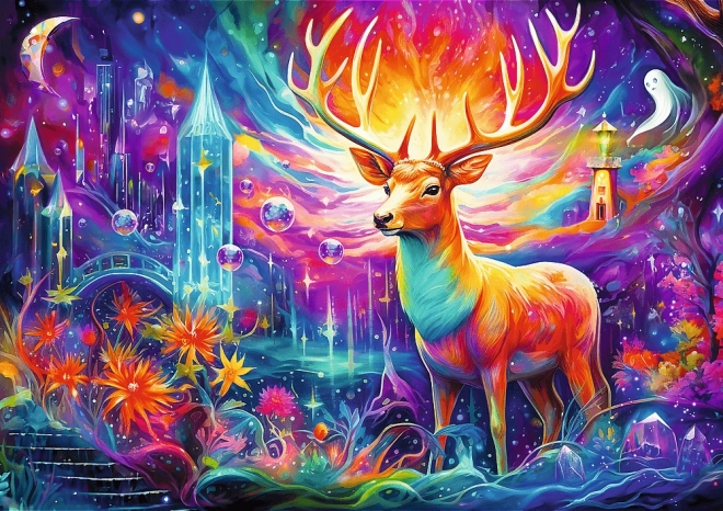 Puzzle mit 1000 Teilen – mystischer Hirsch DreamScapes