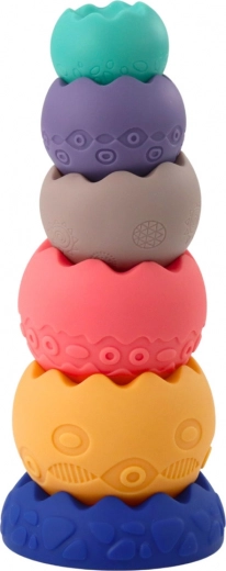 Weiches Silikon mit Texturen für sensorische Stimulation