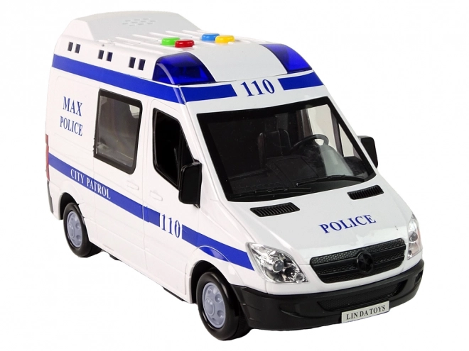 Friktion Auto Polizeiwagen mit Licht und Sound