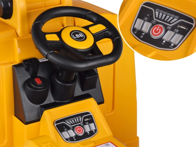 Batteriebetriebenes Auto mit beweglichem Arm und Lichteffekten