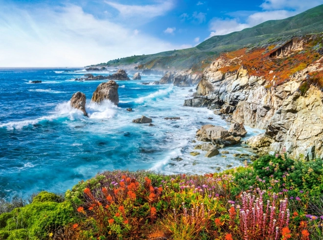 Puzzle 2000 Teile Bucht Big Sur Kalifornien