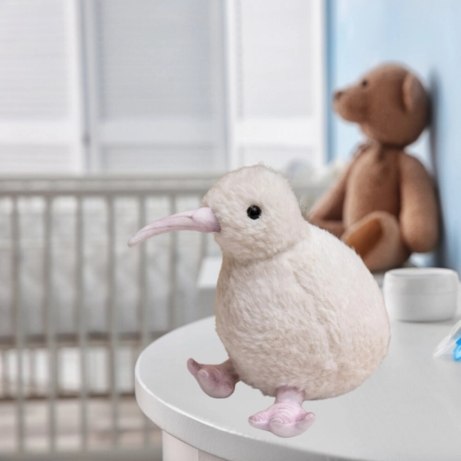 Plüsch Kiwi Vogel Kuscheltier Weiß 21cm