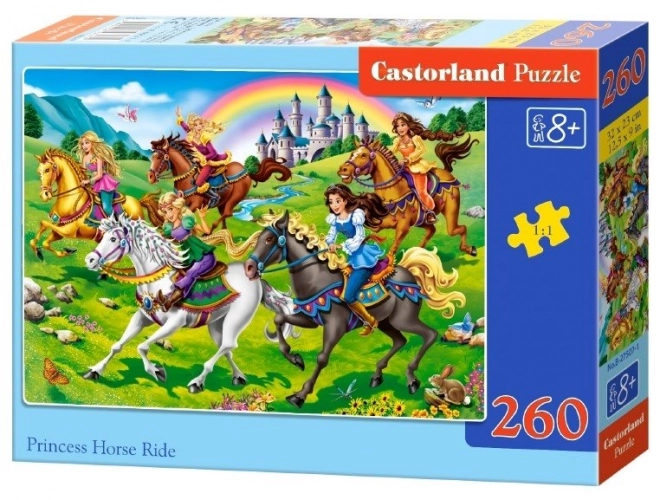 Puzzle Prinzessin Pferderitt